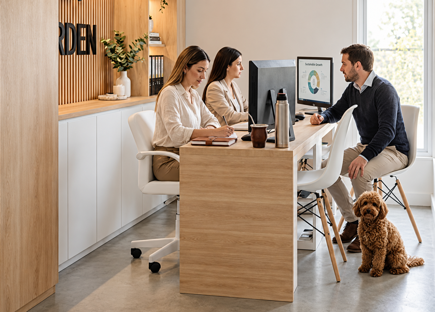 Puesto de trabajo y sector operativo en Coworking Flexible