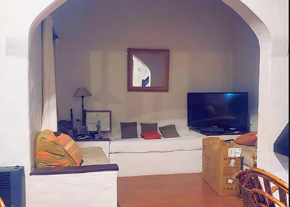 Espacio de estar y diseño interior en Casa Gra